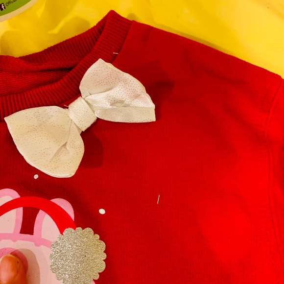 NWT-Peppa Pig Holiday Layered Dress - Picture 5 of 6